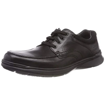 Afbeelding van Clarks cotrell edge heren derby, Zwart leder