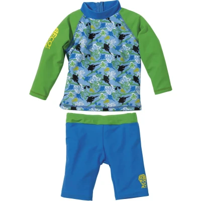 Afbeelding van BECO Sealife zwempak 2 delig SPF 50+ blauw/groen maat 116 128