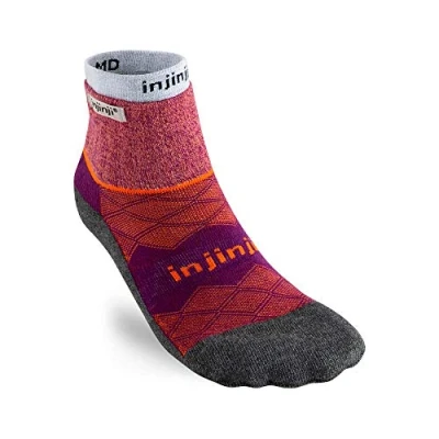 Afbeelding van Injinji Voering + Runner Mini Crew voor dames, Cranberry