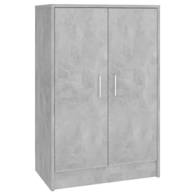 Image de vidaXL Armoire à chaussures Gris béton 60x35x92 cm Bois d’ingénierie808949