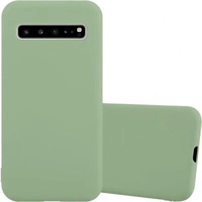 Afbeelding van Cadorabo Hoesje geschikt voor Samsung Galaxy S10 5G in CANDY PASTEL GROEN Beschermhoes gemaakt van flexibel TPU silicone Case Cover