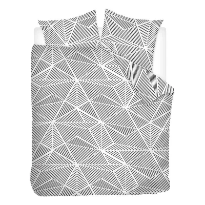 Afbeelding van Snoozing Pauline Dekbedovertrek Lits jumeaux 240x200/220 cm + 2 kussenslopen 60x70 Antracite