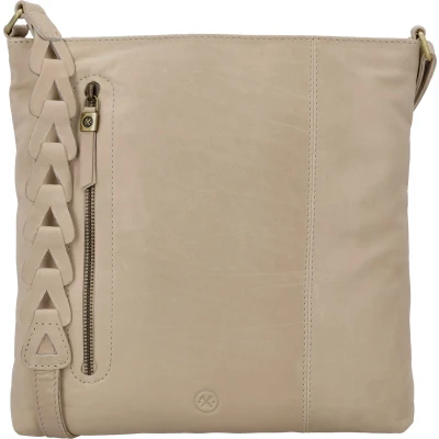 Afbeelding van Micmacbags Daydreamer Crossbody Schoudertas Crème 100% Leer