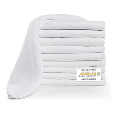 Afbeelding van Laleni Set van 10 Hydrofiele Doeken Baby 100% Katoen 70x70 cm Wit