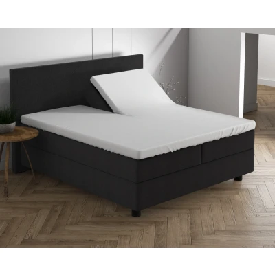 Afbeelding van Splittopper hoeslaken dubbel jersey 180 x 200/220 / Wit