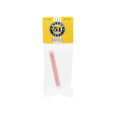 Afbeelding van Retro 51 Tornado pencil refills gom roze 6 stuk