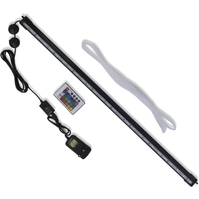 Afbeelding van vidaXL LED aquariumlamp met bubbels RGB 71 cm