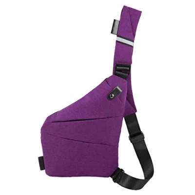 Afbeelding van Ovecat Uniseks anti diefstal schoudertas, Mauve