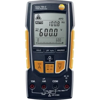 Afbeelding van testo 760 2 Multimeter Digitaal CAT III 1000 V, IV 600 V Weergave (counts): 6000