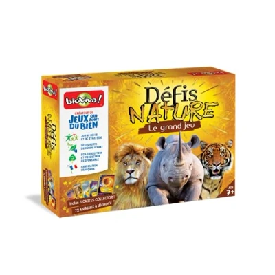 Image de Le grand jeu Bioviva Défis Nature avec Cartes Collector
