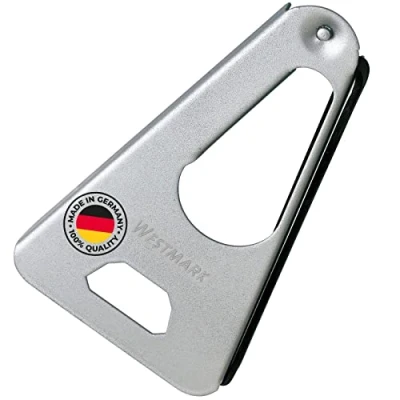Afbeelding van Westmark Universele opener met elastiek, blikopener / openen van deksel en flesopener, lengte: 17 cm, staal/rubber, twist, zilver, 10502270