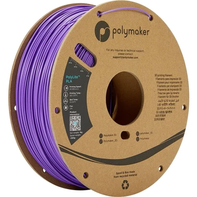Afbeelding van Polymaker PA02009 PolyLite Filament PLA kunststof 1.75 mm 1000 g Lila 1 stuk(s)