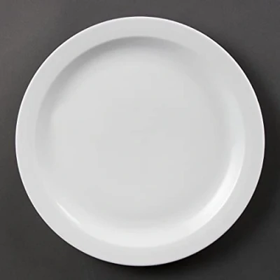 Afbeelding van Olympia Whiteware borden met smalle rand 28 Ø cm 6 Stuks