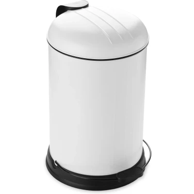 Afbeelding van Rixx Rx 920073 Pedaalemmer Met Zachtsluitend Deksel Mat Gebroken Wit 12l