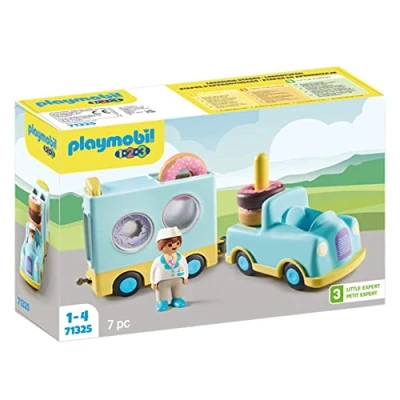 Image de Playmobil 1.2.3 71325 Camion de donuts