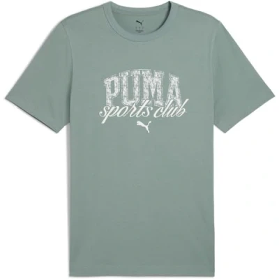Afbeelding van PUMA CLASS Graphic Tee Heren tshirt Green Moon Maat L