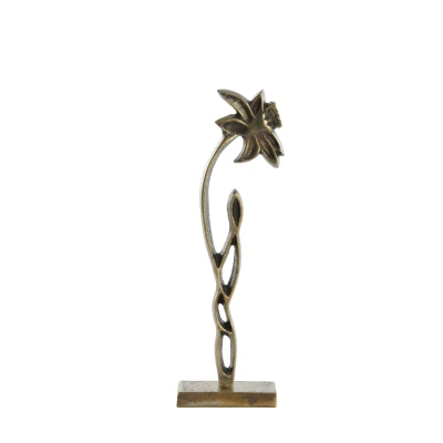 Afbeelding van Light &amp; Living Ornament DAFFODIL 12x7.5x40cm Brons