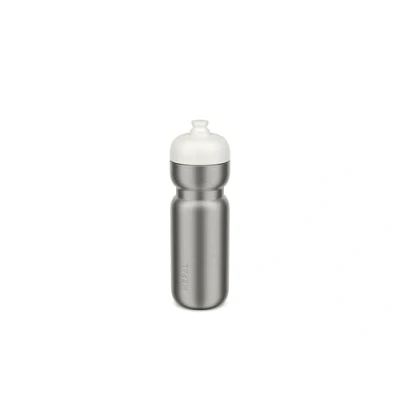 Afbeelding van Mepal RVS bidon pull Sport 800 ml Pak, open en drink Lichtgewicht Vaatwasmachinebestendig Drinkflessen Ceramic white