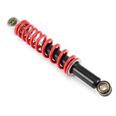 Afbeelding van Qiilu Schokdemper voor motorfiets, roestvrij staal, achter, schokdemper, 270 mm, 50 cc 125 cc, dirt, pitbike, ATV, Go kart, motorfiets