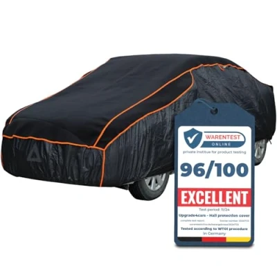 Afbeelding van Upgrade4cars Autohoes voor buiten, hagel, waterdicht, universeel, afdekzeil zomer en winter, 483 x 196 145 cm