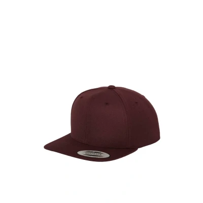 Afbeelding van Flexfit Classic Snapback Pet, Heren, Maat: One Size, Maroon
