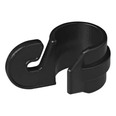 Afbeelding van Pro Plus Tentclip met Haak Kunststof Geschikt voor Buis Ø 19 t/m 22 mm Zwart