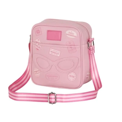 Afbeelding van Barbie Modieuze schoudertas, Roze, 17 x 16 cm, één maat, schoudertas mode reizen, Fashion Travel