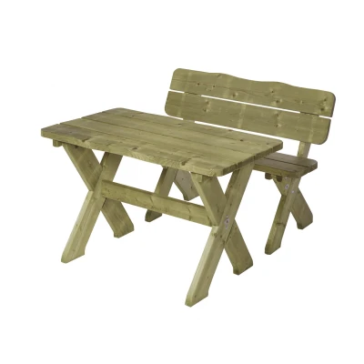Afbeelding van tuintafel Sneek 120cm geimpregneerd