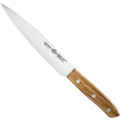 Afbeelding van Eikaso Solingen 18 cm Vleesmes G line Olijfhouten Handvat Molybdeenstaal Lemmet