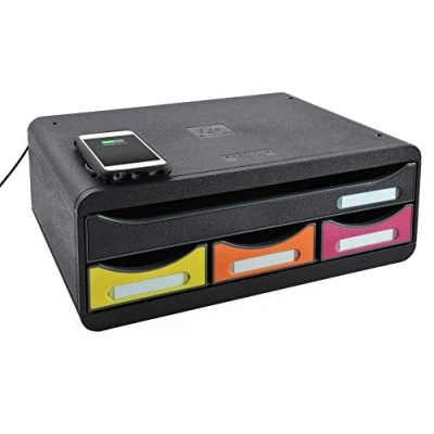 Afbeelding van Multi Functionele Organiser Exacompta Toolbox Mini A4 4 lades Zwart polyestyreen (27 x 35,5 13,5 cm)