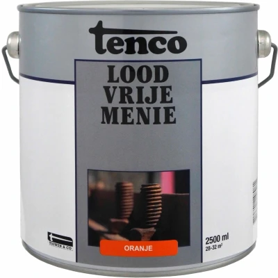 Afbeelding van Tenco Loodvrije Menie Oranje 2,5 liter Grondverf en
