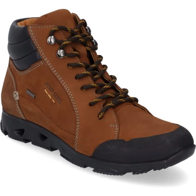 Afbeelding van Josef Seibel NOIH Sneakers hoog rostkombi, Dames, Maat: 40, Rost kombi Leer