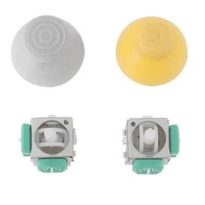 Afbeelding van VGOL Set van 2 analoge controllers compatibel met Nintendo GameCube Joystick Cap 22 x 19,1 mm 3D Controller Rocker Thumbsticks