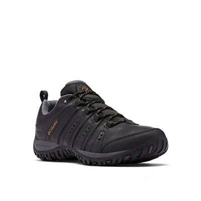 Image de Columbia WOODBURN II WATERPROOF Homme Chaussures de Randonnée Basse, Black, Caramel, 42 EU
