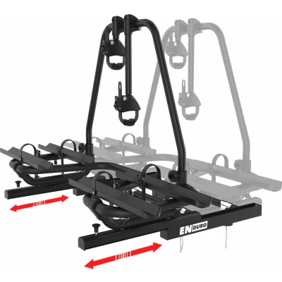 Afbeelding van Enduro BC 260 Fietsendrager Voor Op Dissel Black Edition Zwart Fietsendragers