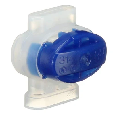 Afbeelding van 3M 314 Aansluiting Flexibel: 0.5 1.5 mm² Massief: Aantal polen: 3 50 stuk(s) Blauw