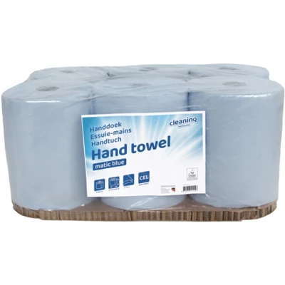 Afbeelding van Handdoekrol Cleaninq Matic 2 Laags 21cmx150m Blauw