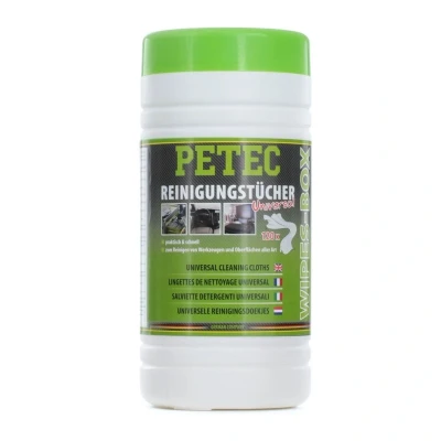 Afbeelding van PETEC 82120 Reinigingsdoekjes voor de handen 120 Stof