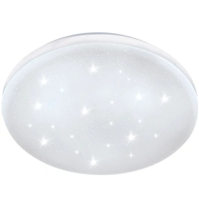 Afbeelding van EGLO Frania s Plafondlamp LED Ø33 cm 1 lichts Wit/kristaleffect