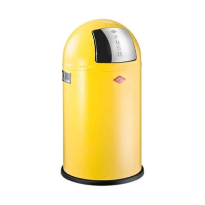 Afbeelding van Afvalbak Wesco Pushboy Junior, lemonyellow
