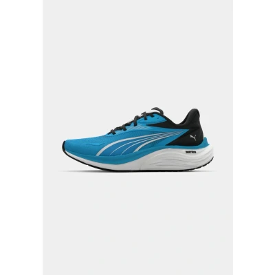 Afbeelding van Puma Electrify Nitro 4 Hardloopschoenen voor op de weg, Heren, Maat: 44, Speed blue/black Schoenen