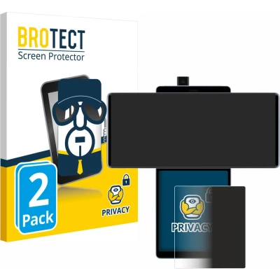 Afbeelding van BROTECT privacy screenprotector voor LG Wing (Achterdisplay) Folie Beschermfolie Blauwlichtfilter (2 Stuks)