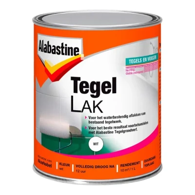 Afbeelding van Alabastine Tegellak Wit