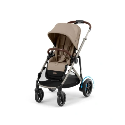 Afbeelding van Cybex Wandelwagen E Gazelle Almond Beige/Beige