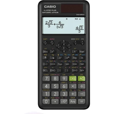 Afbeelding van Casio FX 87DE PLUS 2 Technische rekenmachine werkt op zonne energie, batterijen Zwart Aantal displayposities: 12