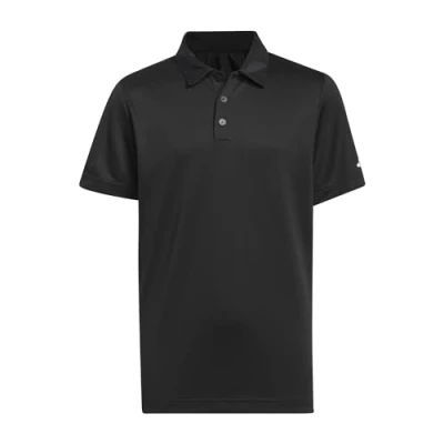 Afbeelding van adidas Performance Short Sleeve Poloshirt voor kinderen, Maat: 128, Black