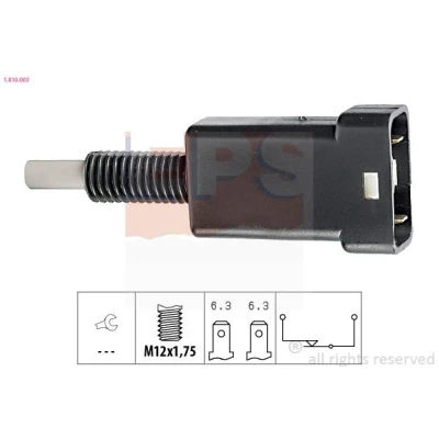 Afbeelding van EPS 1.810.003 Remlichtschakelaar Mechanisch M12x1,75 Made in Italy OE Equivalent