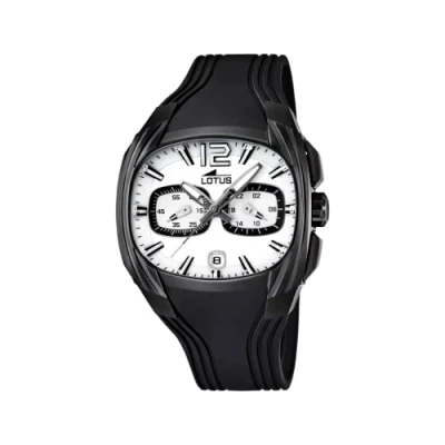 Afbeelding van Lotus Doom 15757/A Herenhorloge, zwart., Esfera 35x45mm, Riem