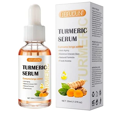 Afbeelding van kurkuma serum voor het verwijderen van donkere vlekken, vlekken concealer gezichts en lichaamsolie, natuurlijke verlicht de huid, olie ter bestrijding acne, geneest