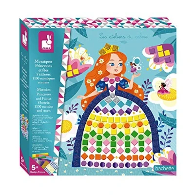 Afbeelding van Janod Ateliermozaiek Prinsessen EN Feetjes Puzzel voor kinderen, Maat: One Size, Multi coloured